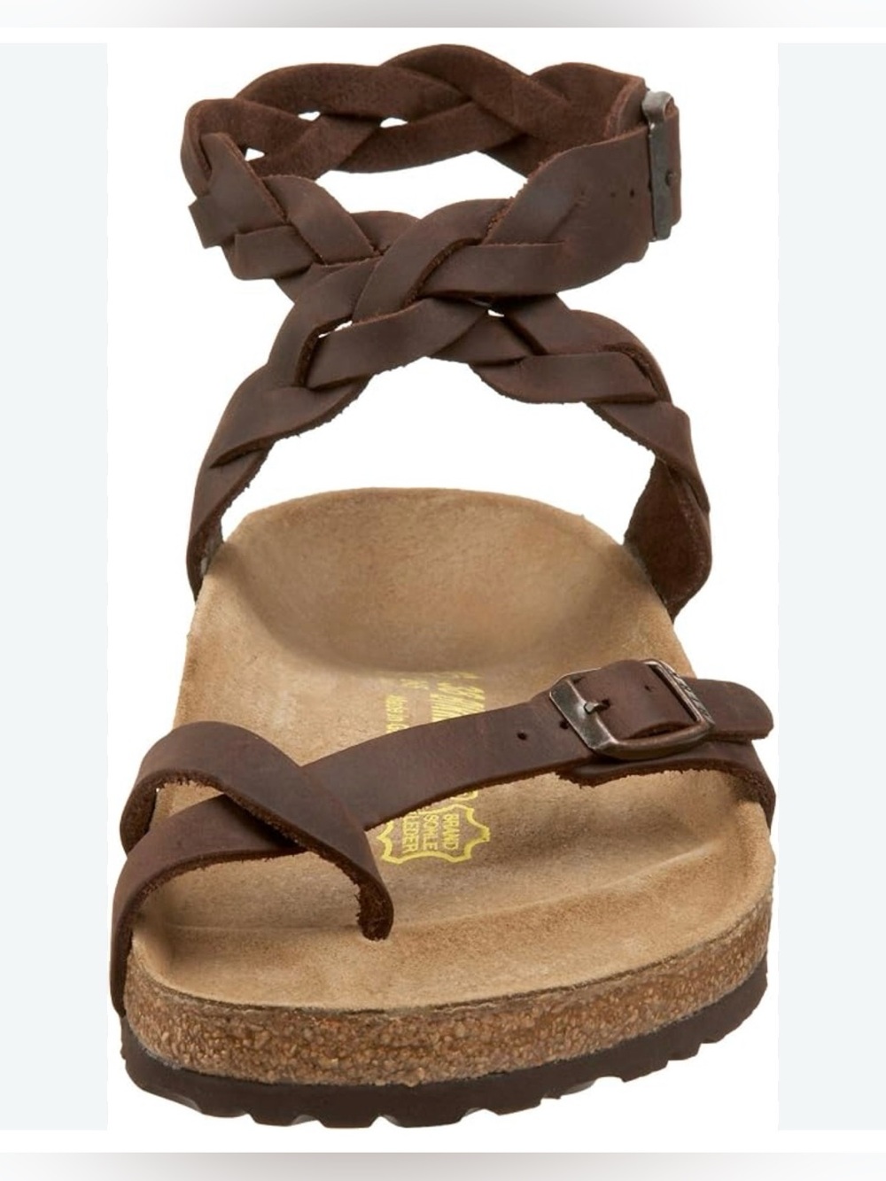 Birkenstocks Yara Sandals Size 39 8-8.5 PREOWED Brown great condition - Picture 2 of 4